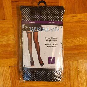 *5 for $20* Black Fishnet Thigh-High Stockings